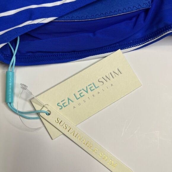 Sea Level Swim Australia Chamarel Square Neck Twist Front Bra Top. US 6 Swimsuit - Picture 6 of 6